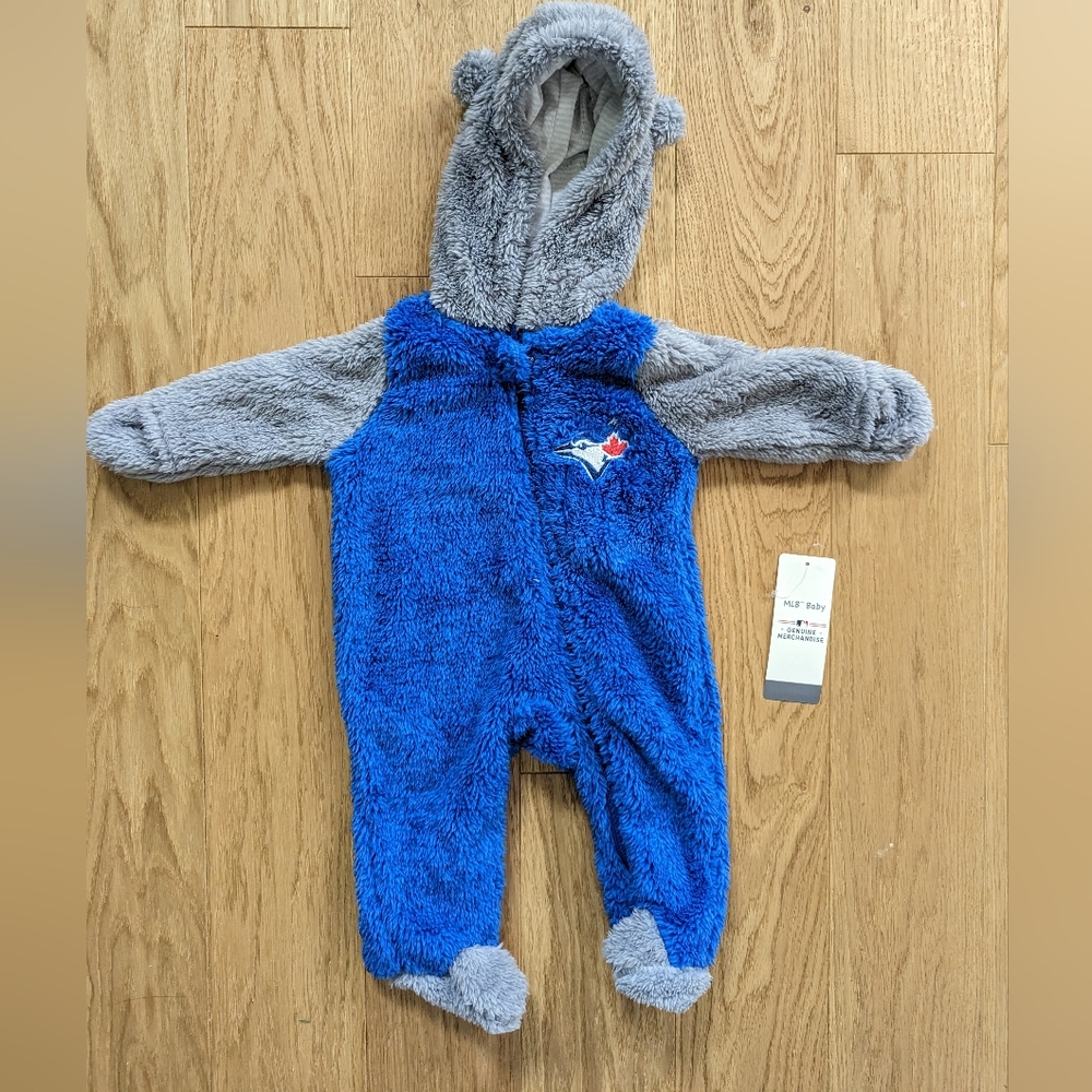 Brand new Blue Jays baby fleece suit